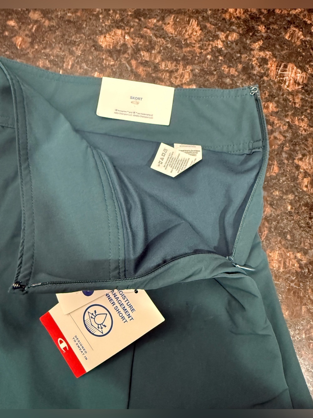 Champion teal colored skort - NWT - Picture 5 of 9